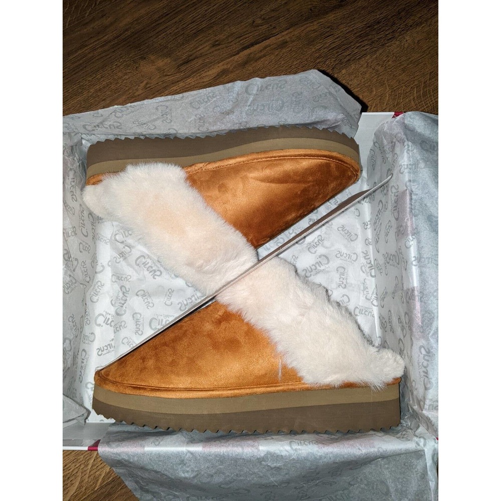 Circus by Sam Edelman Women's Eliza Slipper Chestnut Size 7/8M
